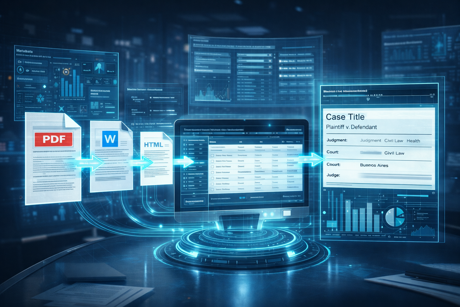 Judicial Data Normalization Pipeline